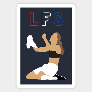 USWNT Brandi Chastain LFG USA Soccer Sticker